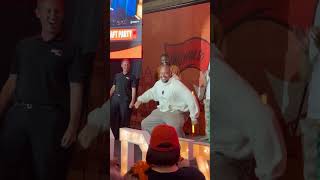 Dexter Lawrence does the Sexy Dexy dance at Bengals NFL Draft Party