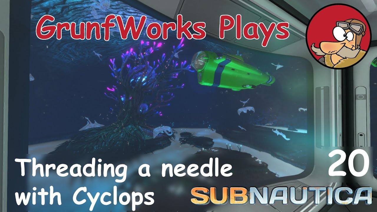 Threading the needle with Cyclops Subnautica Gameplay Threading the needle with Cyclops Subnautica Gameplay