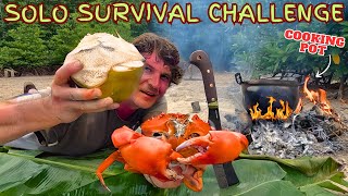 SOLO SURVIVAL CHALLENGE - Hunting Wild Food on a Tropical Island - No Food - Catch and Cook by BUSHCRAFT TOOLS 119,413 views 3 months ago 19 minutes