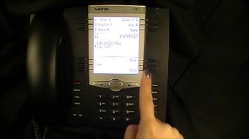 Aastra 6757 VoIP phone user tutorial