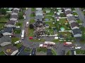 Ste-Marthe: Fire caused by lightning strike with exposures drone + ground footage 6-16-2022