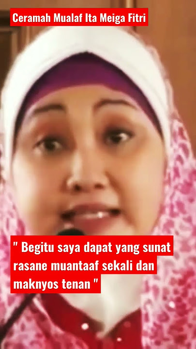 Ceramah Mualaf Ita meiga fitri #shorts