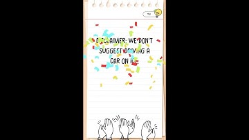 Brain Test All Star Level 59 How can the car get across