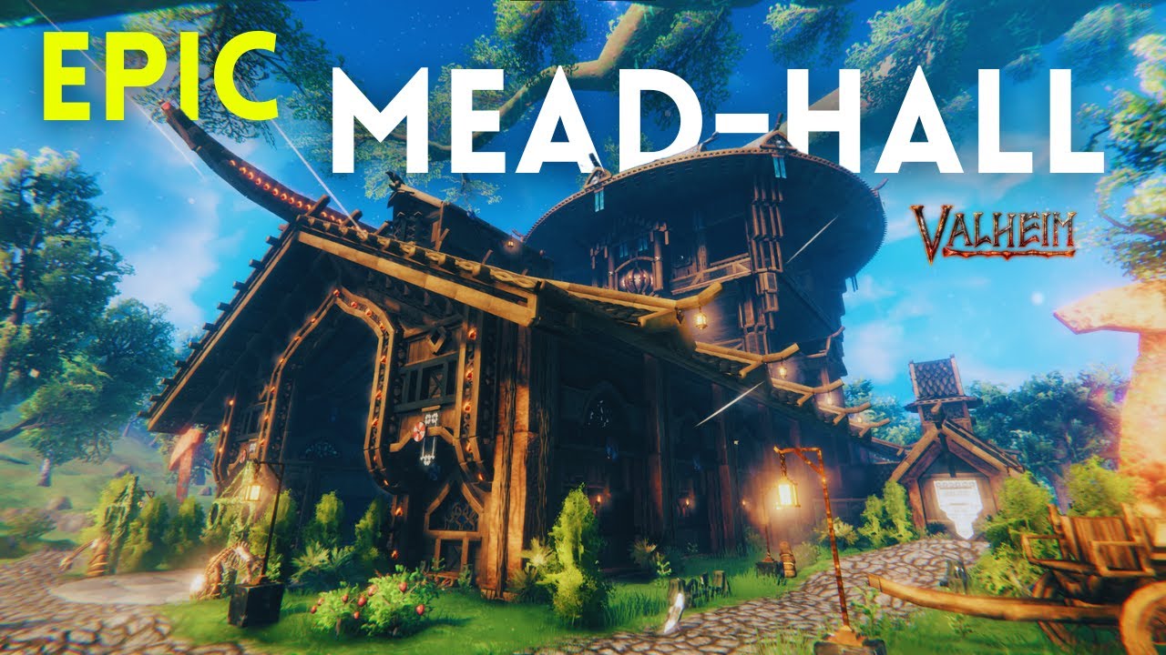 EPIC Mead-Hall (My BIGGEST Build) - Valheim Build