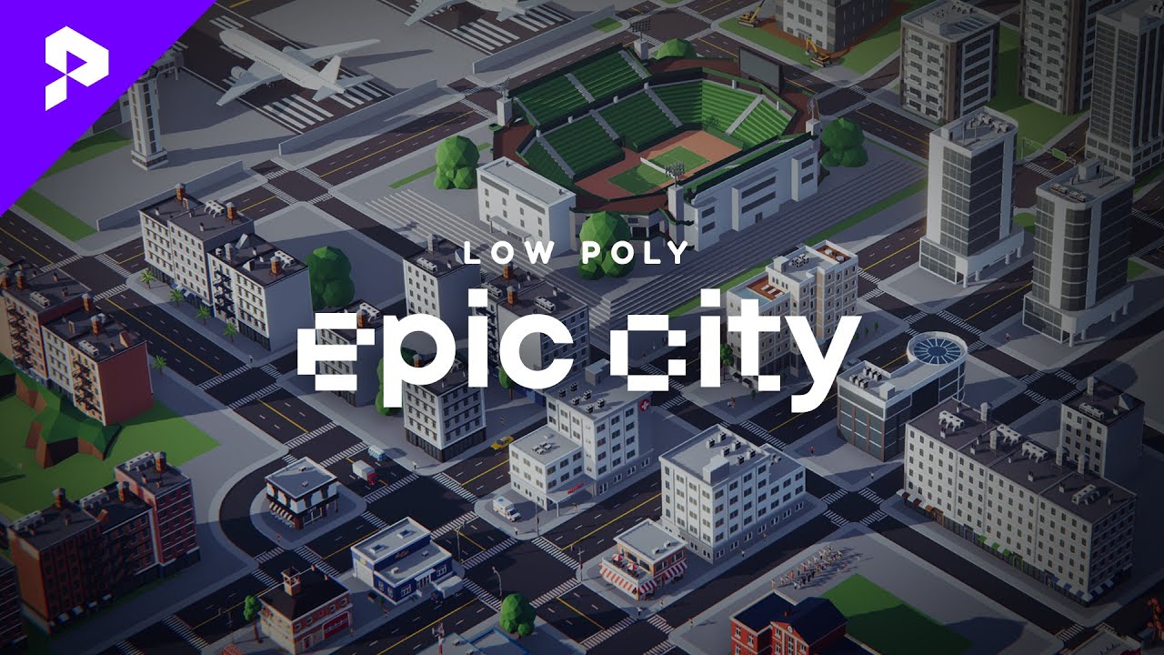 Low Poly Epic City - YouTube