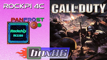 Call of Duty 1 MP on RK3399 with BOX86 1080p TEST