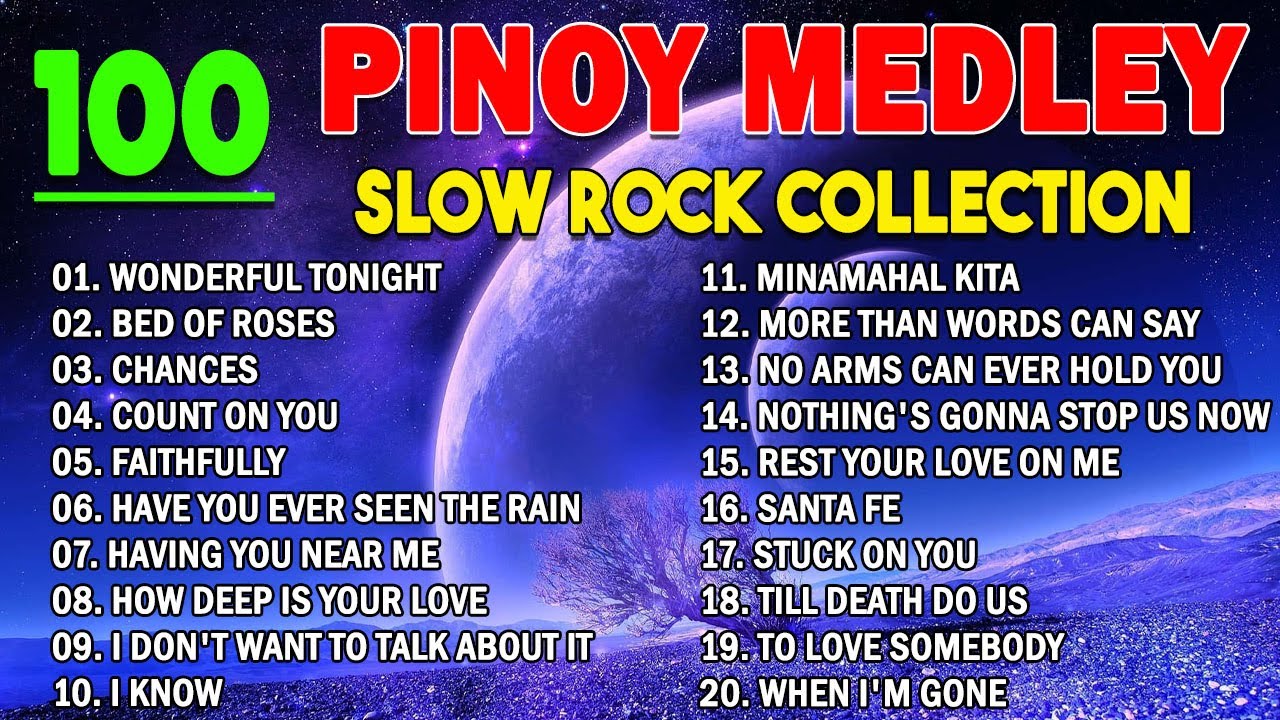 Slow Rock Love Song Nonstop  SLOW ROCK MEDLEY  Rock Ballads 70S 80S 90S