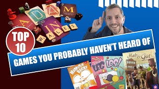 10 Great Board Games You Might Not Have Heard Of