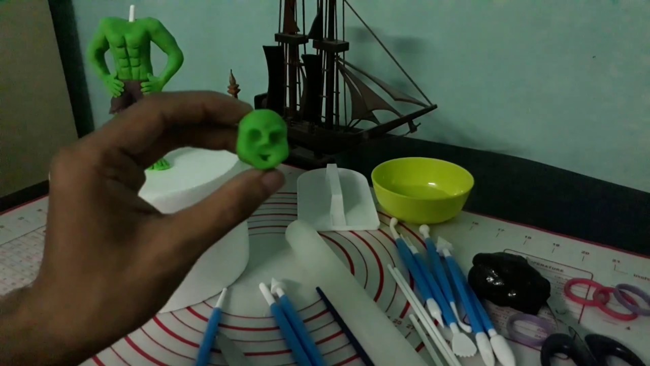 HULK karakter fondant