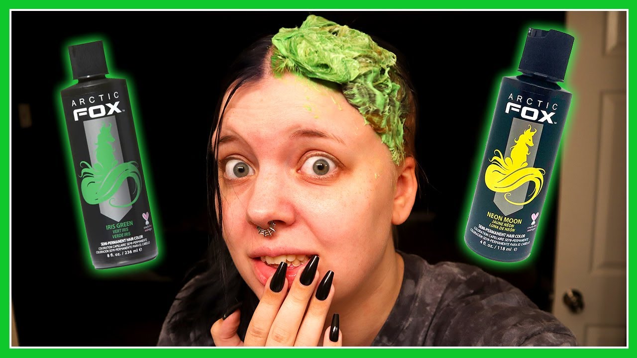 Dying My Hair GREEN & Black?! YouTube