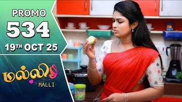 Malli Serial | Episode 534 Promo | 19th Oct 25 | Nikitha | Vijay | Saregama Dice TV Shows Tamil