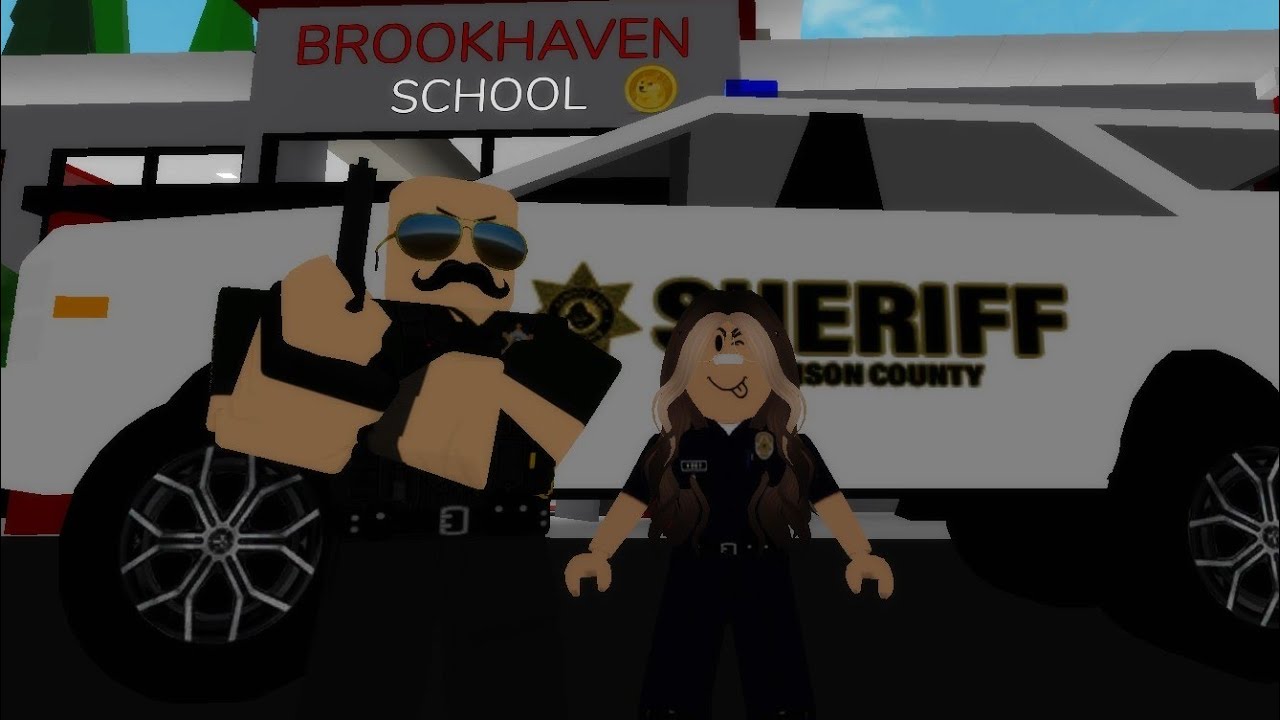 Police officers visit school !!!👮 🚓 BROOKHAVEN RP (ROBLOX) - YouTube