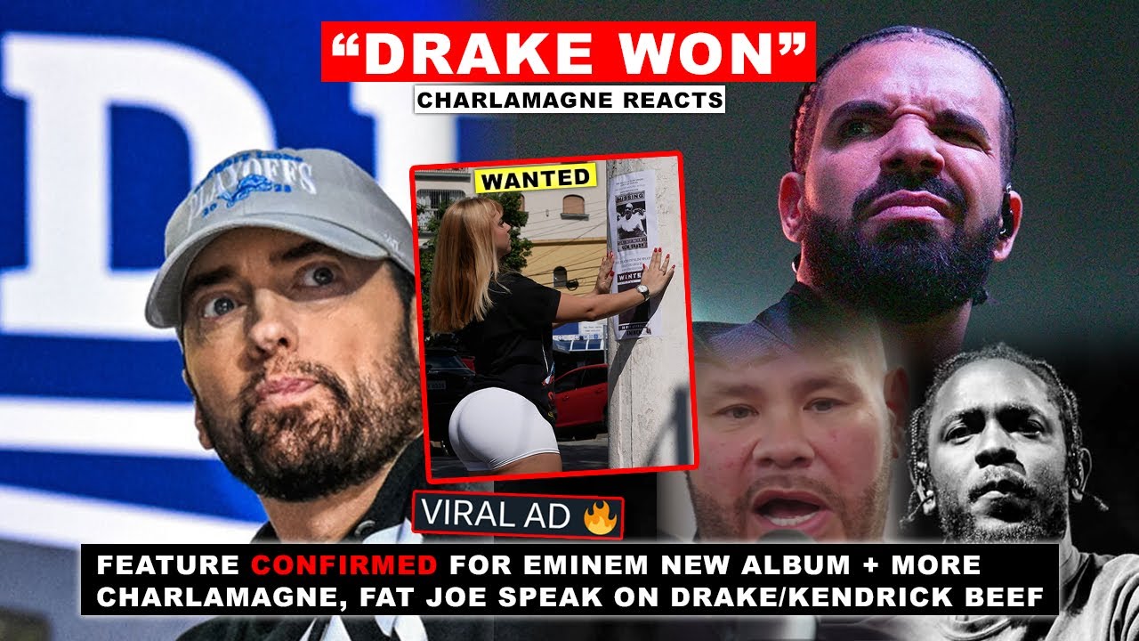 Feature CONFIRMED For Eminem New Album: Brazil Promo Goes VIRAL, “Drake Won” Charlamagne, Fat Joe