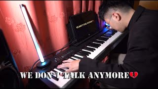 We Don't Talk Anymore💔 piano cover by Peter Buka