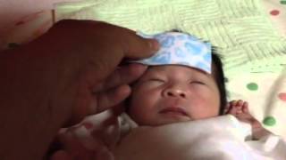 【生後13日目】産院の帰りで体が火照って