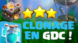 Coc Hdv 11 Faire 3 Etoiles En Gdc Avec Le Sort De Clonage Clash Of Clans Francais