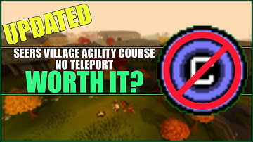 UPDATED Actual XP Rates For Seers Village Rooftop Agility Course With No Teleport in OSRS