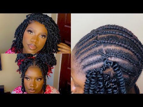 Easy Crochet Spring twist Braids for beginners 😱