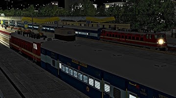 HWH - Puri Sri Jagannath Express || Mid - Night Action Cuttack To Bhubaneswar Journey || MSTS-OR