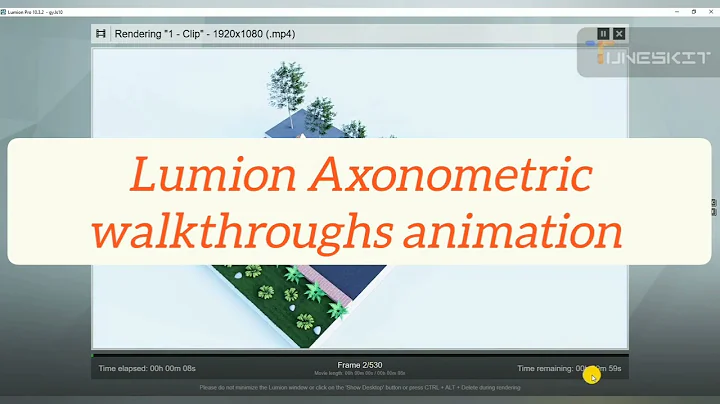 sketchup model and lumion Axonometric walkthroughs animation  tutorial coming SOON