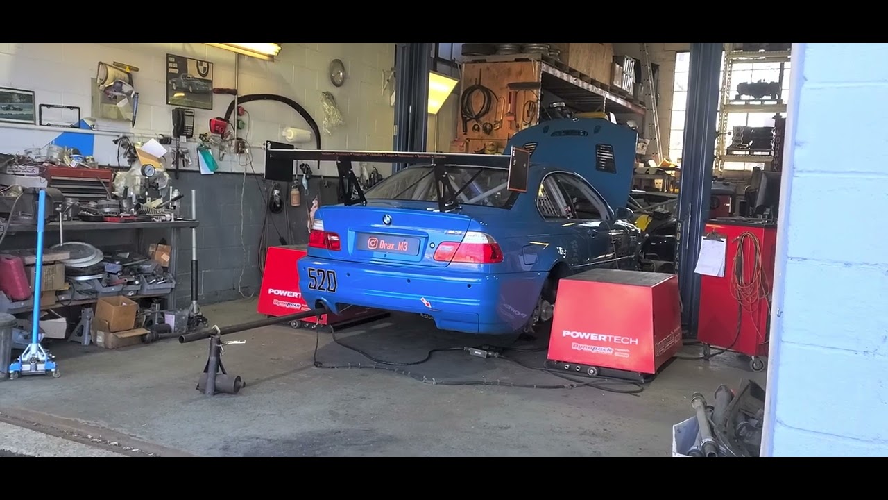 E46M3 dyno session - Powertech & HTE Tuning - YouTube