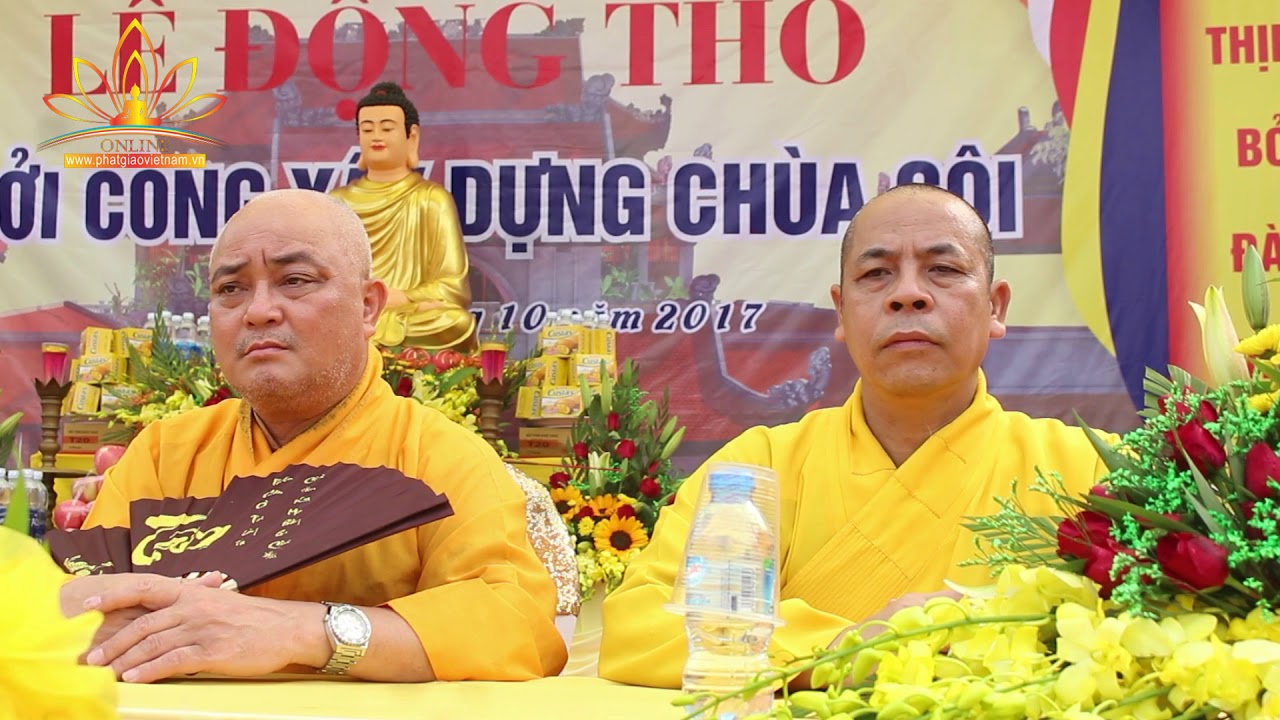 Video clip Khởi công xây dựng chùa Gôi, Nam Định - YouTube