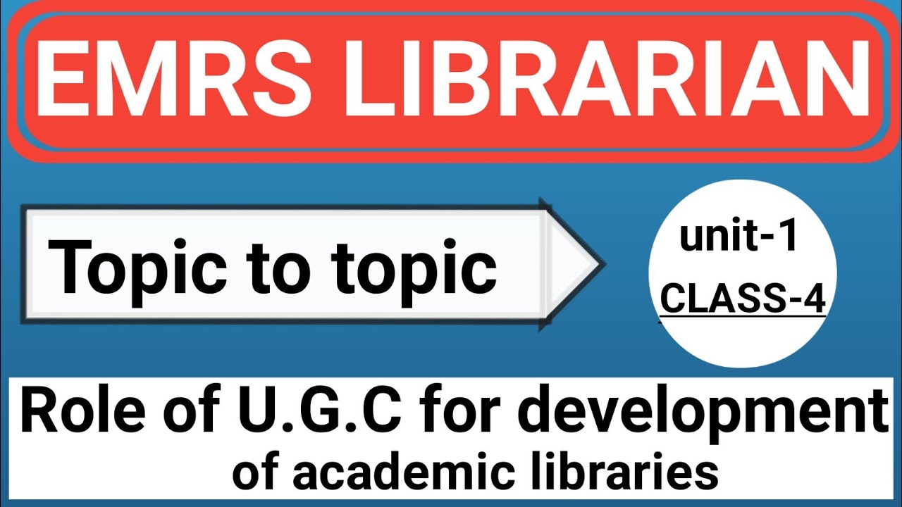 EMRS LIBRARIAN 🔥||Role of UGC for development of academic libraries||Emrs librarian vacancy 2023