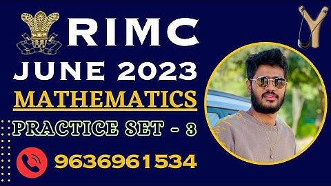 RIMC June 2023 Math Model Paper Solution | RIMC Online Coaching | RIMC Math Paper #lakshya_academy