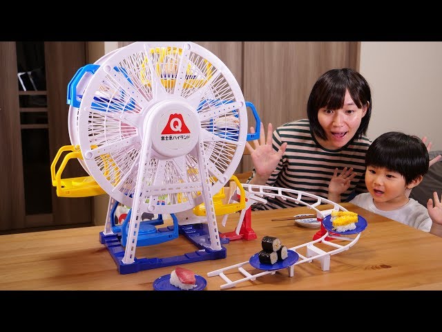 天空パーティー寿し大観覧車 Ferris Wheel Sushi - YouTube