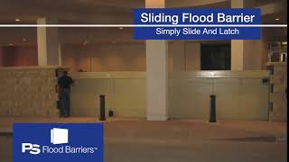 Sliding Flood Barrier – Slide And Latch