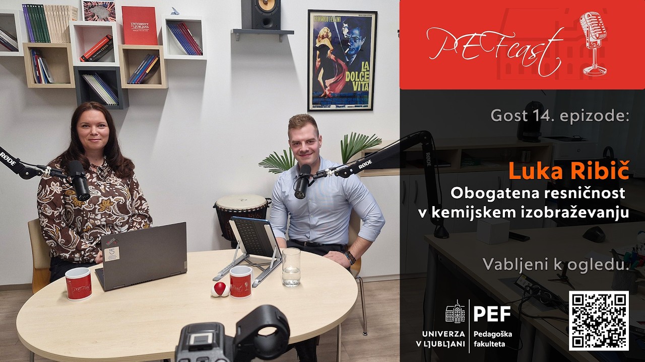 PEFcast: Obogatena resničnost v kemijskem izobraževanju