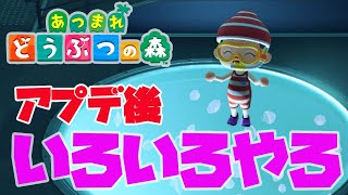【あつ森】アプデきた！海の幸コンプしたい！いろいろやる！【あつまれどうぶつの森】