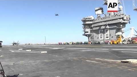 The first aircraft carrier arrested landing with the F-35C is scheduled this week aboard the USS Nim