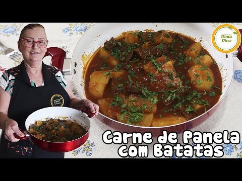 Carne de Panela com Batatas | Carne Cozida Na Panela de Pressão com Batatas #286