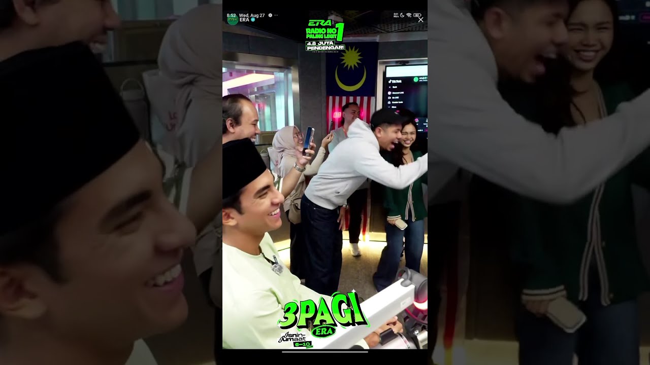 Syed Saddiq, Bella Astillah & Spacedollah di 3 Pagi Era
