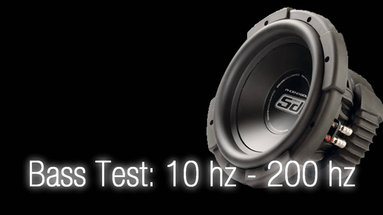 Test:10 hz - 200 [Sound Only] - YouTube