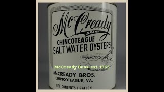 McCready Bros. Oysters Chincoteague Island