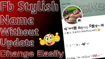 How to Make Stylish Name Fb Account 2024 New Symbols | Fb Unique Stylish Name 😍