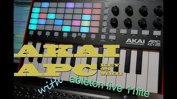 Akai Apc key 25 MKII controller with Ableton live 11 lite