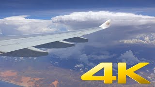 4K | Etihad Airbus A330 flight from Abu Dhabi to Johannesburg