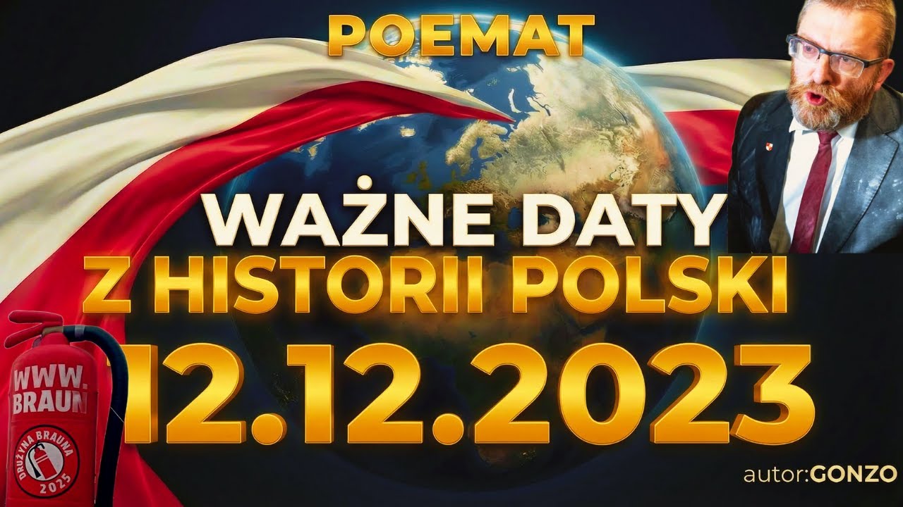 "Ważne daty z HISTORII POLSKI" - 12.12.2023 autor GONZO