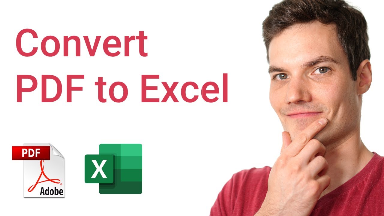 New How to Convert PDF to Excel