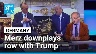 German chancellor downplays row with Trump after troop drawdown announced • FRANCE 24 English