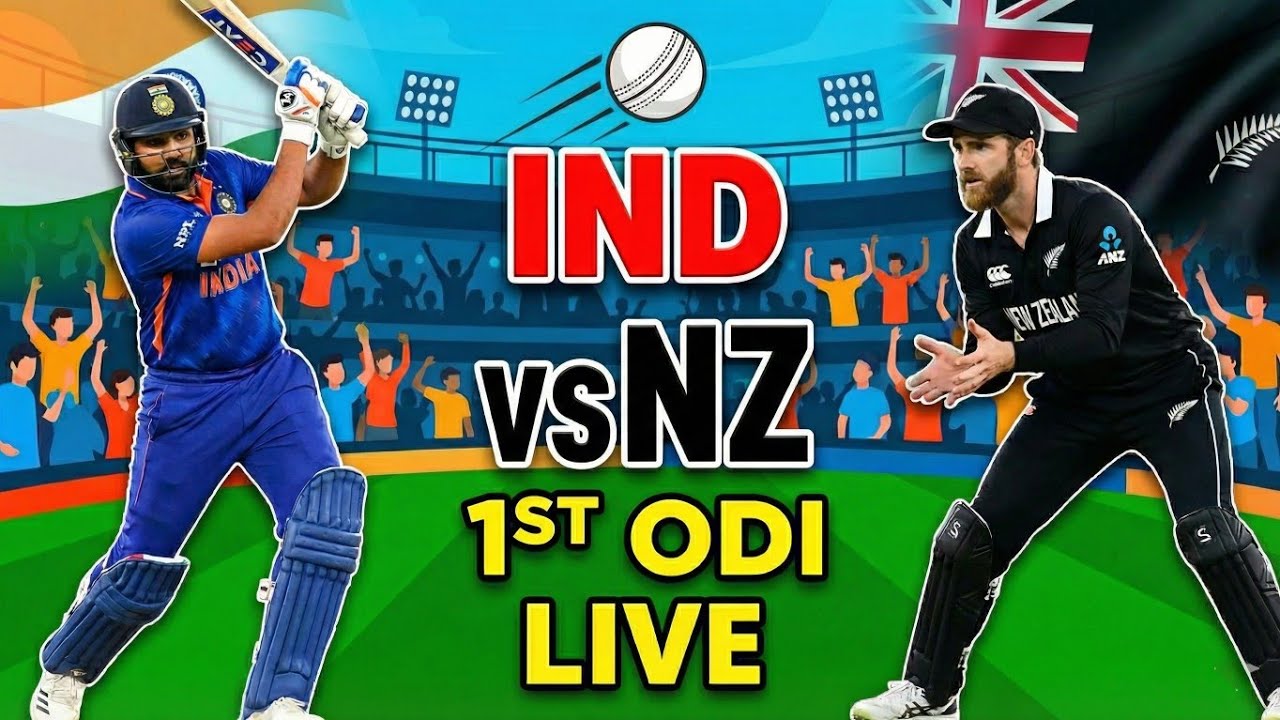 Live : India vs New Zealand 1st ODI Match | IND vs NZ 1st ODI Match # ...
