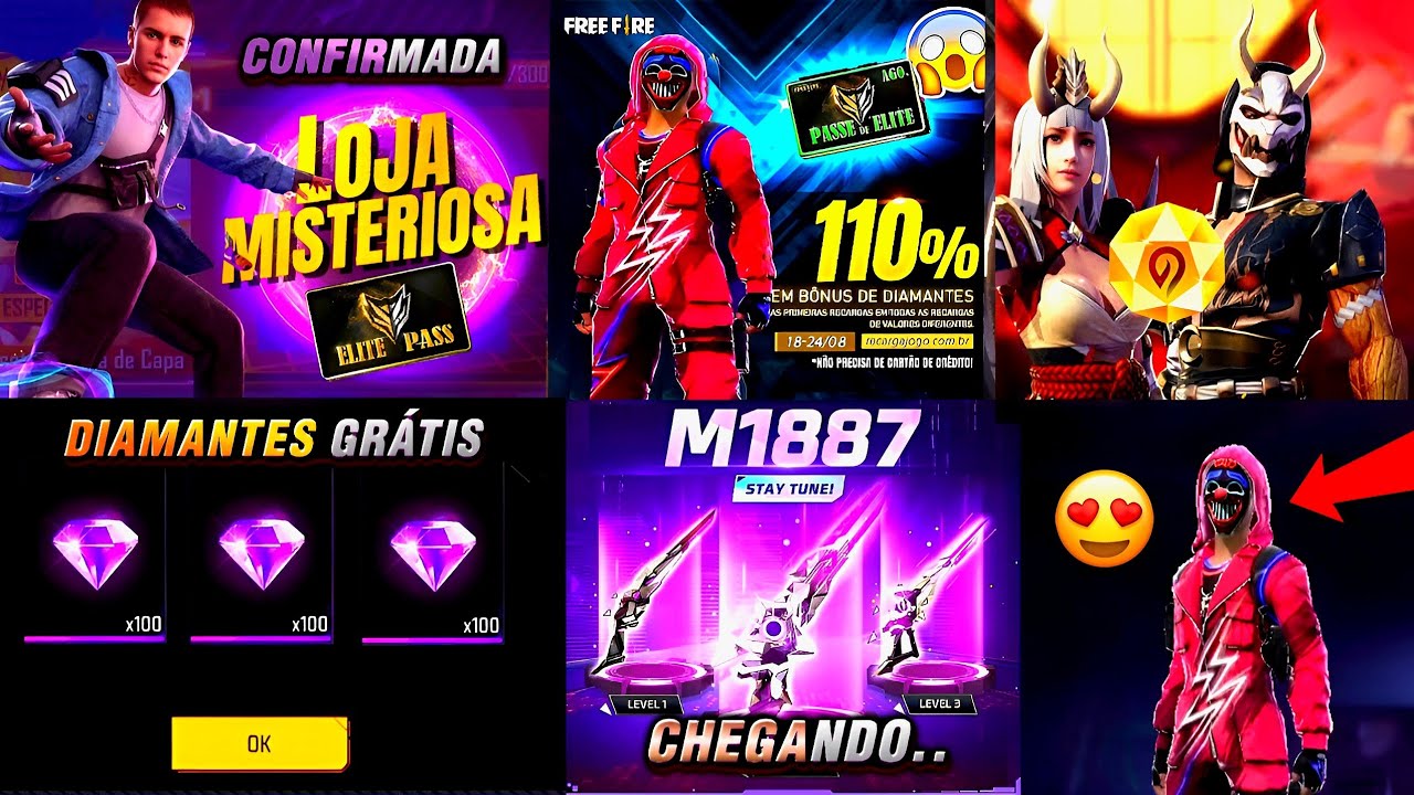 Free Fire: Loja Misteriosa traz Passe de Elite com desconto