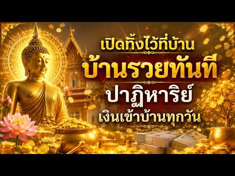 เปิดฟังทุกวันในบ้าน เรียกโชคลาภเงินทองไหลมาไม่ขาดสาย | ธรรมะกับการดำเนินชีวิต