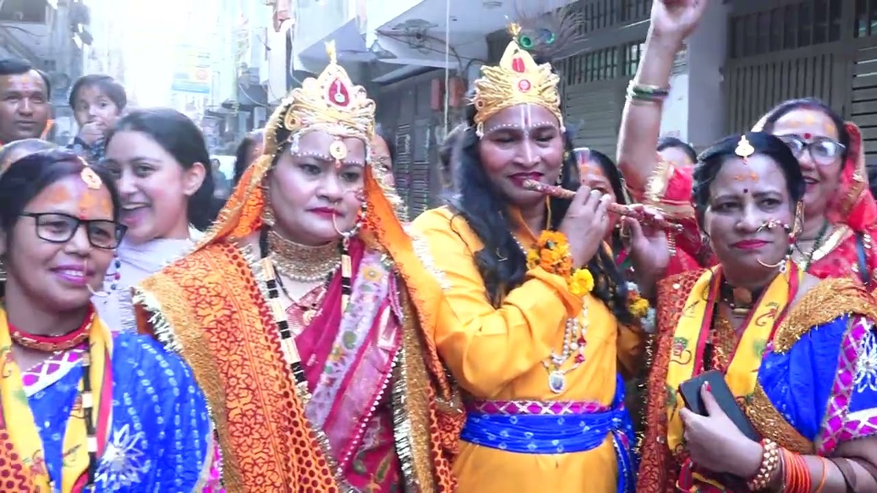 Rukmani Mangal ki dhum Uttam Nagar m Shrimad Bhagwat katha #guruji Krishna Sanjay ji Maharaj