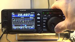 Overview of FT991A from Memory Locations to VFO using  RCL/STO feature and QSO w/ KJ7WRK in Oregon.