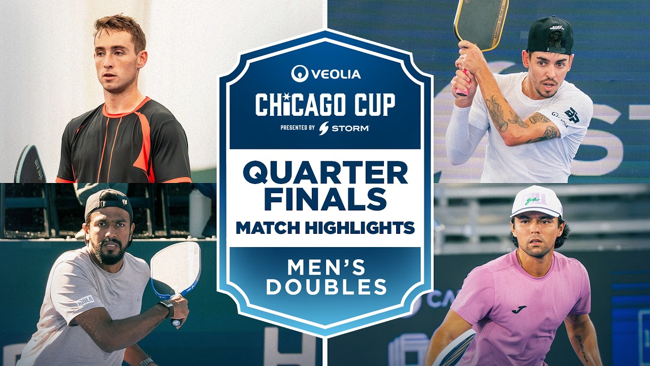 Epic Points: Frazier/Bhatia vs Martinez Vich/Acevedo | Men's Doubles Quarterfinal | Veolia Chicago