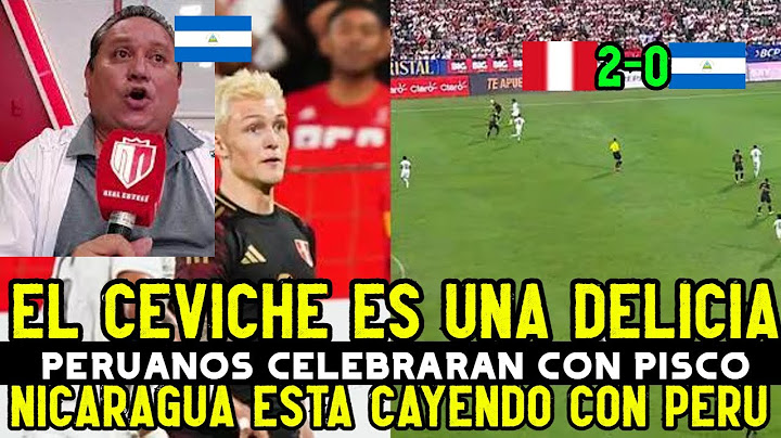 ¡INFARTANTE! NARRACION NICARAGUENSE EN LOS ULTIMOS MINUTOS DEL PARTIDO DE PERU 2-0 NICARAGUA